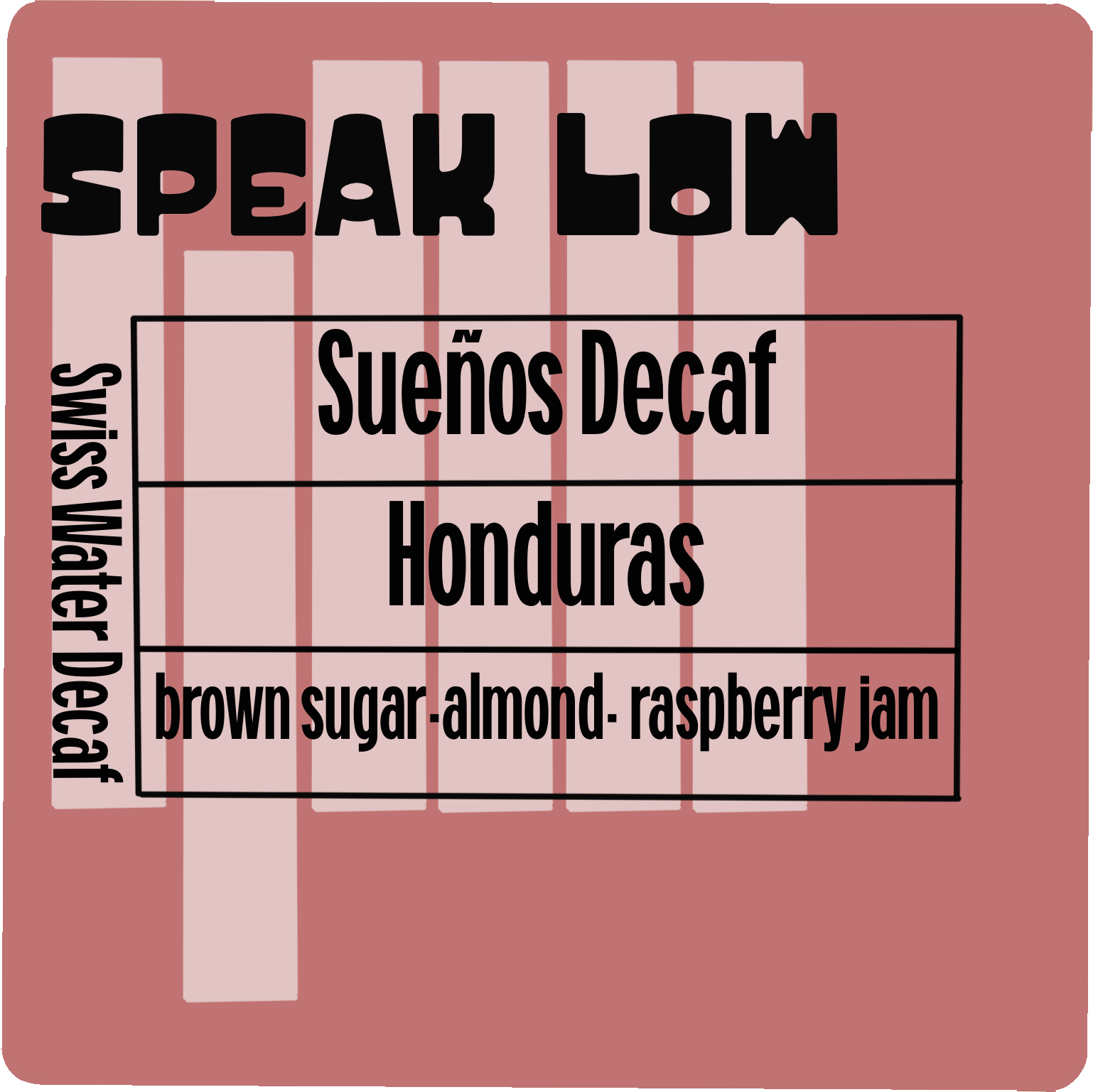 Speak Low label